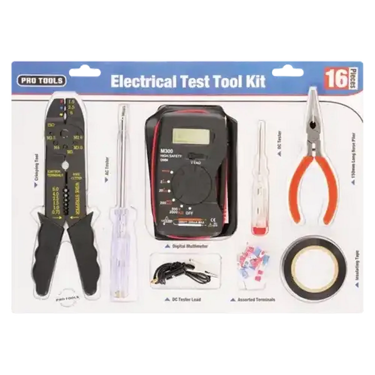 Checkers Sixty60 | Pro Tools Electrical Test Tool Kit 16 Piece