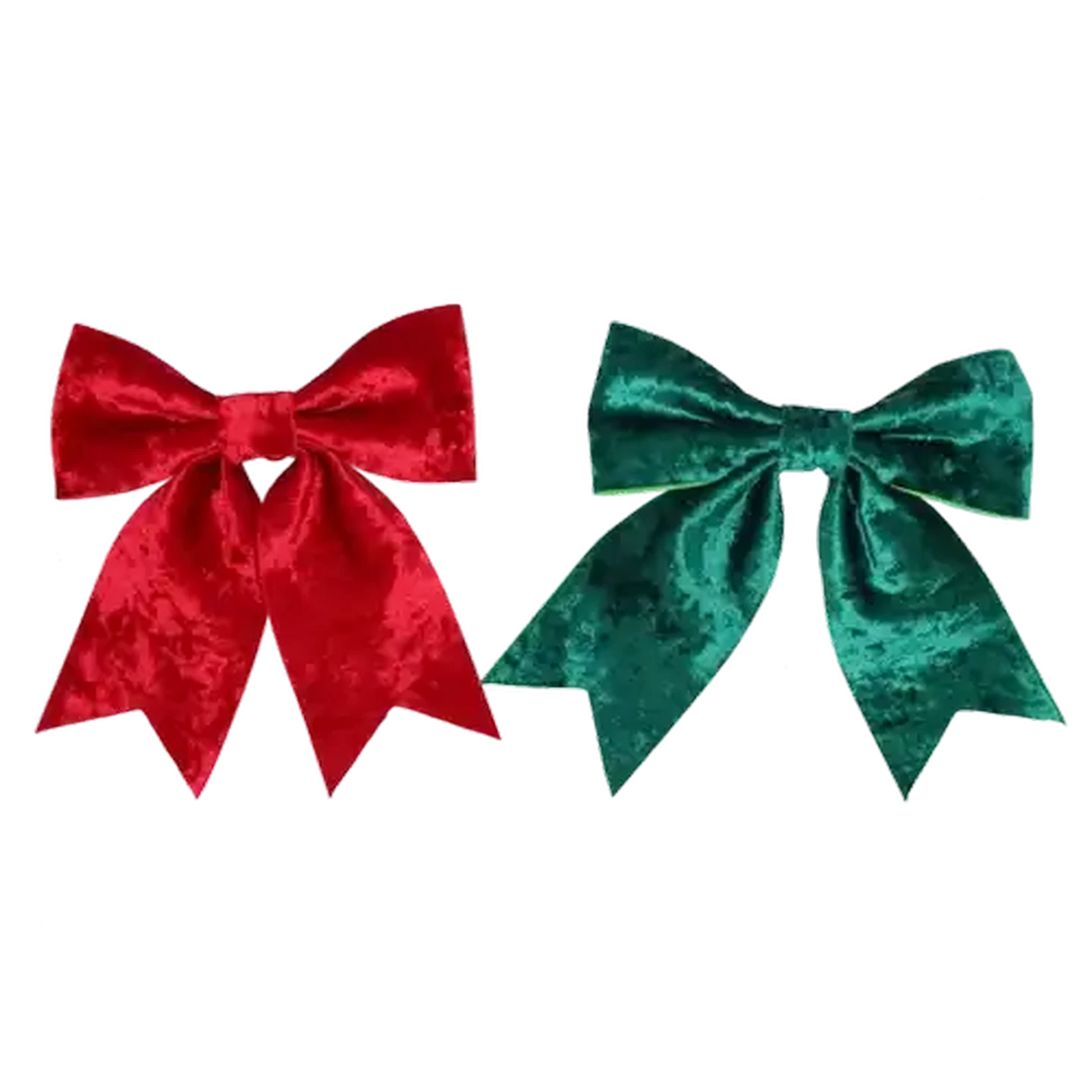 Image of Santa's Choice Velour Bow (Colour May Vary)