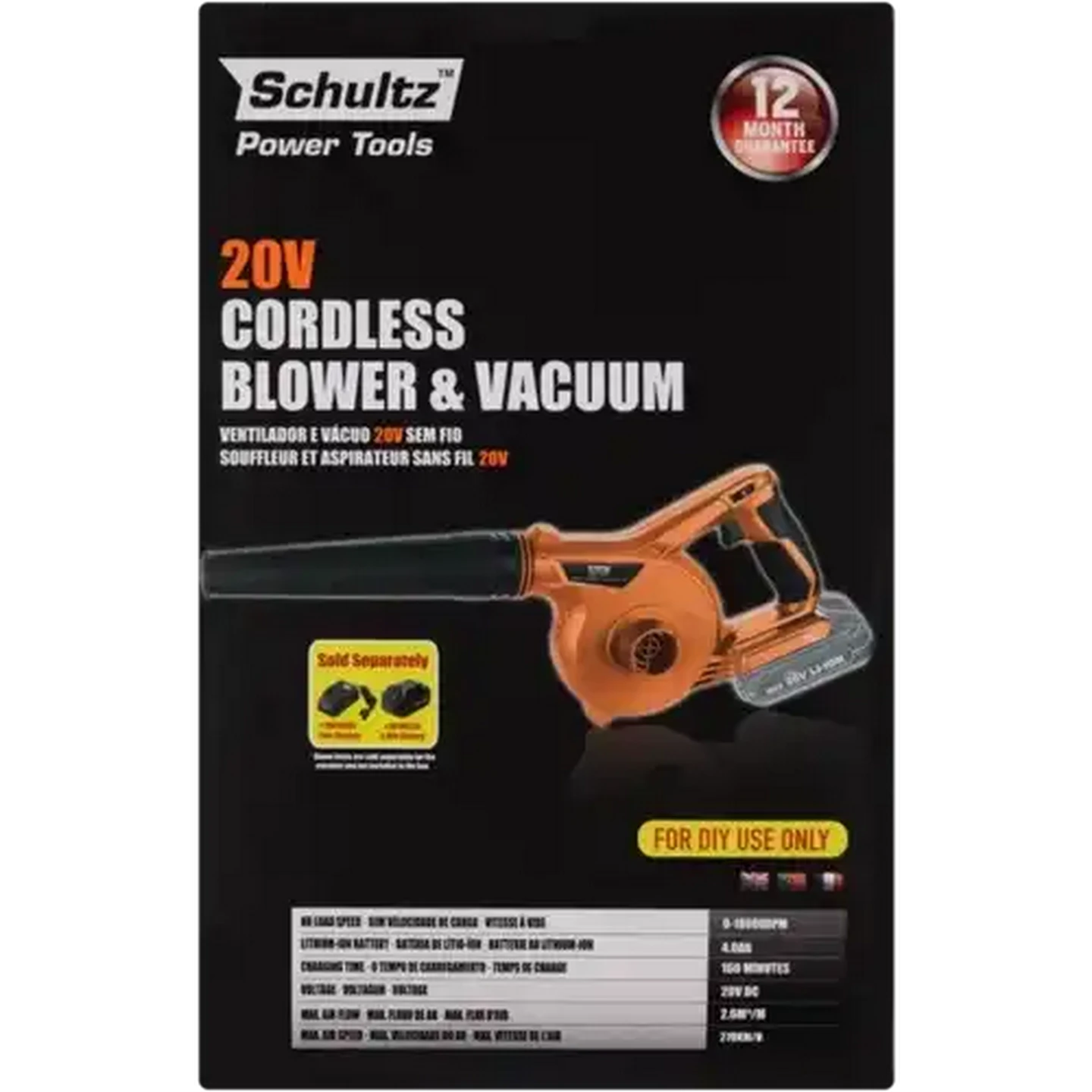 Checkers Sixty60 | Schultz Power Tools Cordless Blower & Vacuum