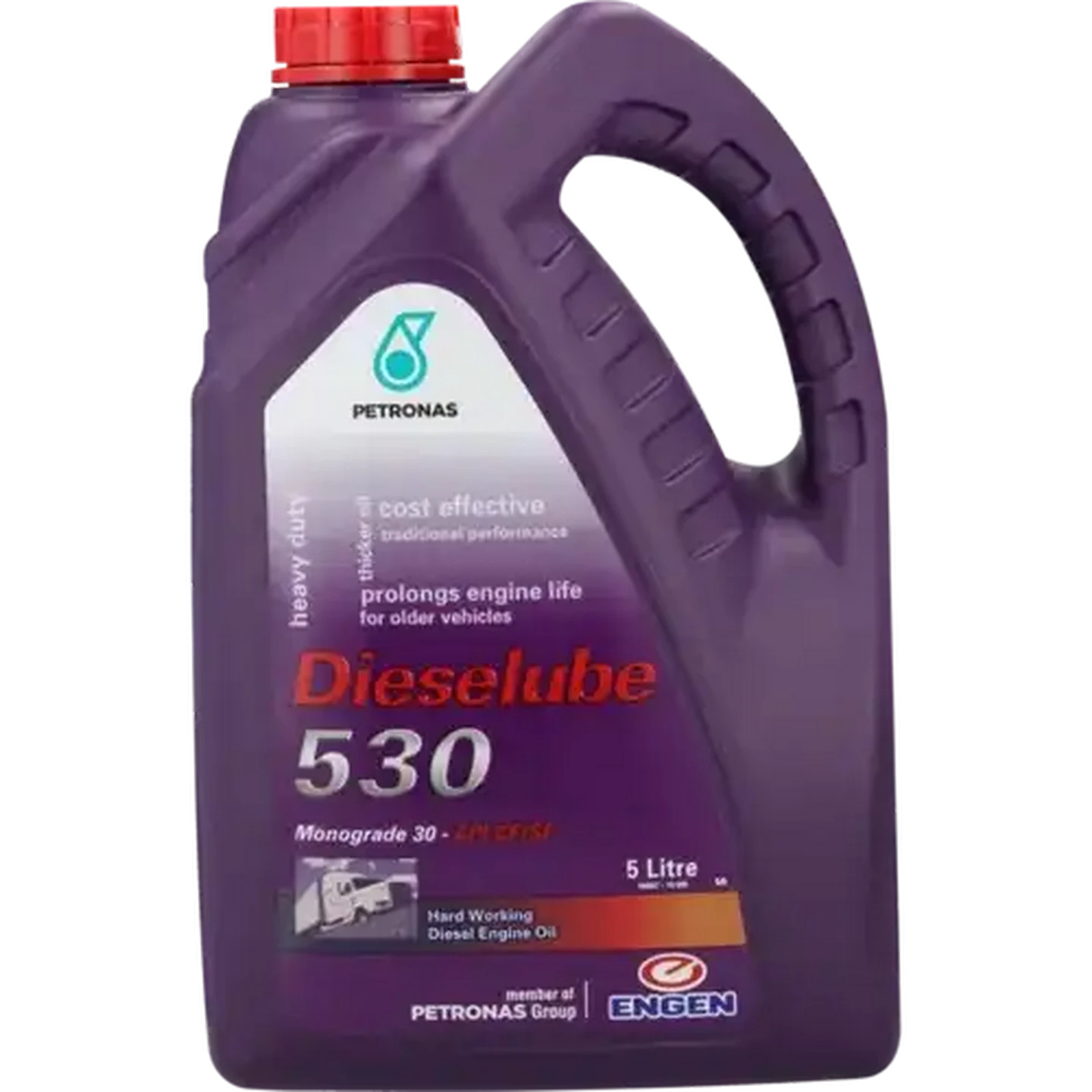 Image of Engen Diesel 530 Monograde SAE30 API CF/SF Motor Oil 5L