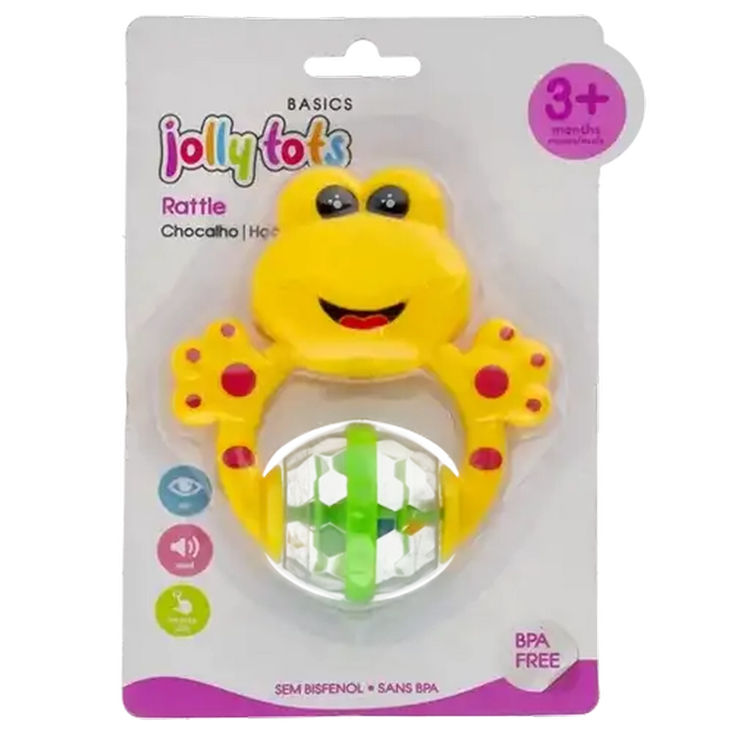 Image of Jolly Tots Frog Rattle 3 Months+