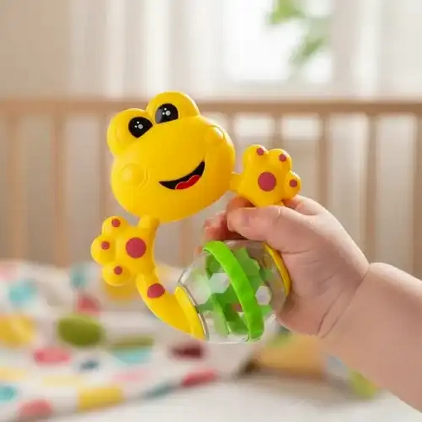 Image of Jolly Tots Frog Rattle 3 Months+