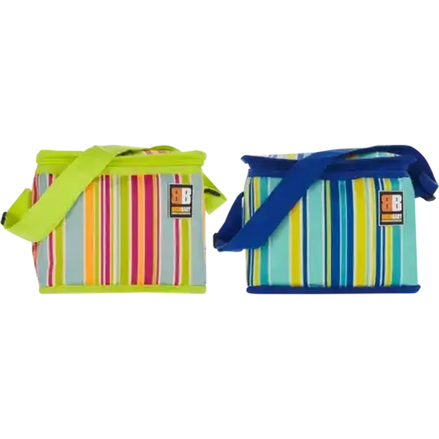 Image of Bush Baby Striped Cooler Lunch Bag (Colour May Vary)