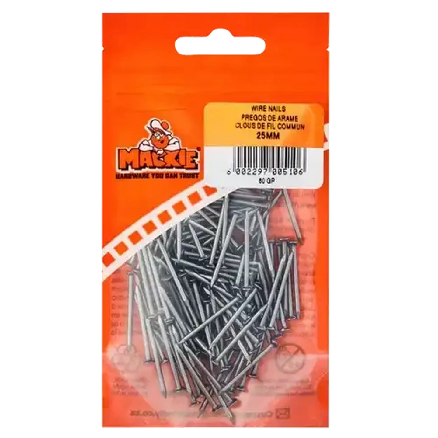 Image of Mackie Wire Nail 25mm 60g