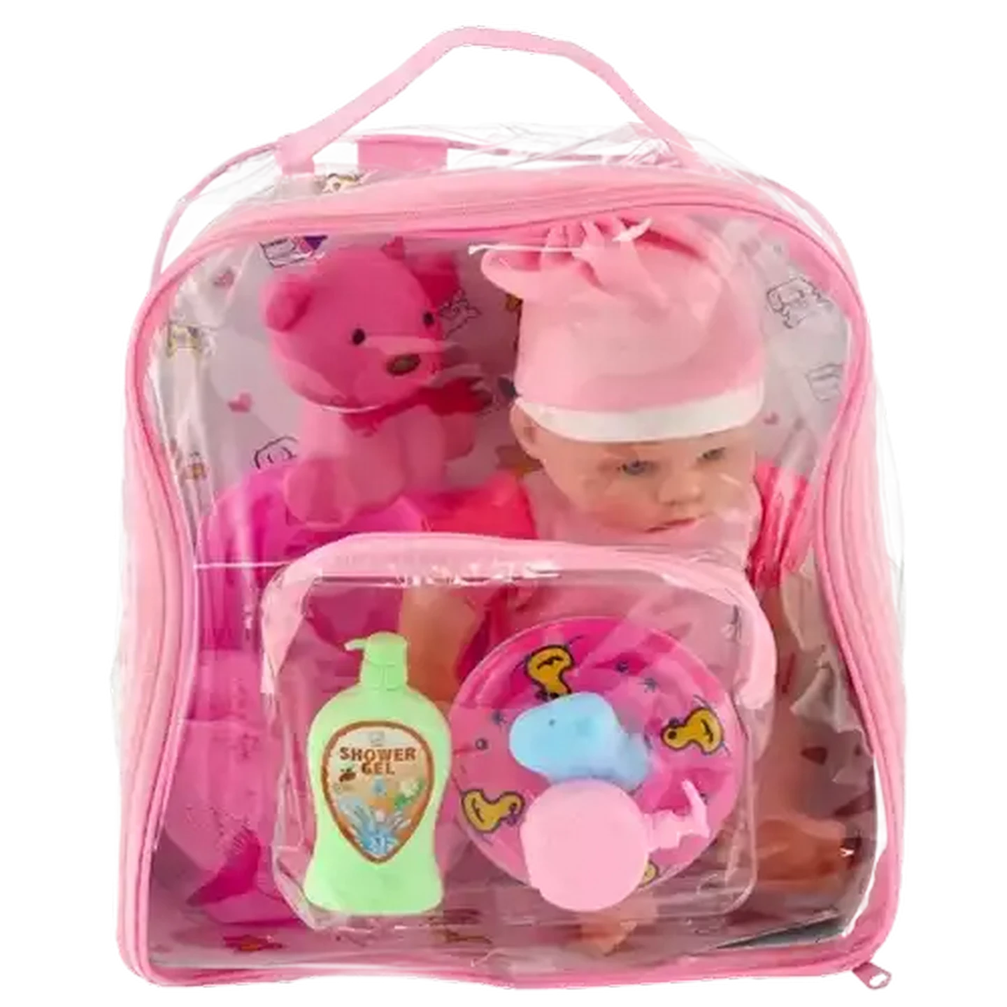 Image of Baby Bath Doll in A Bag Set 22cm