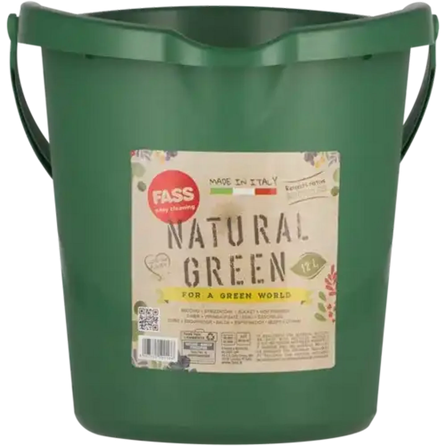 Image of Fass Natural Green Mop Bucket 12L