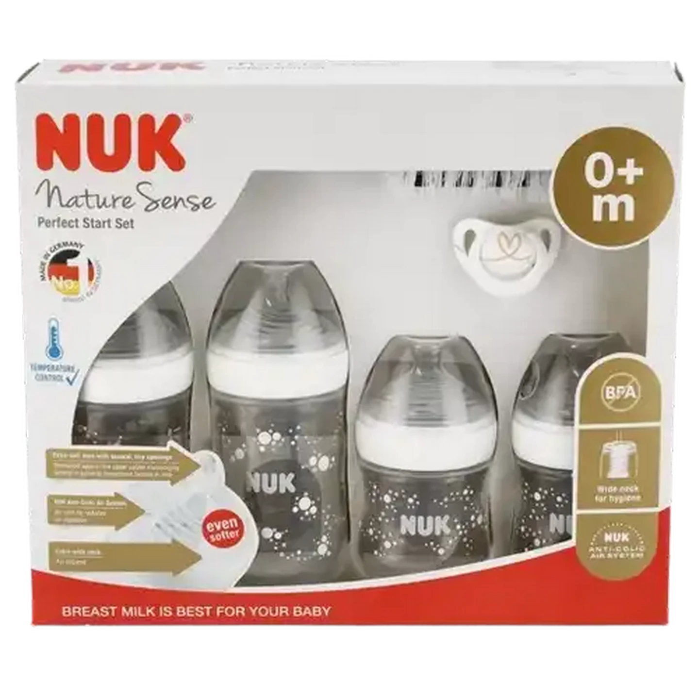Image of NUK Bottle Starter Pack 0 Months+ (Colour May Vary)