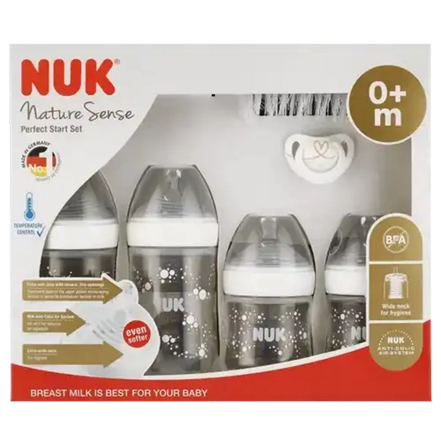 Image of NUK Bottle Starter Pack 0 Months+ (Colour May Vary)