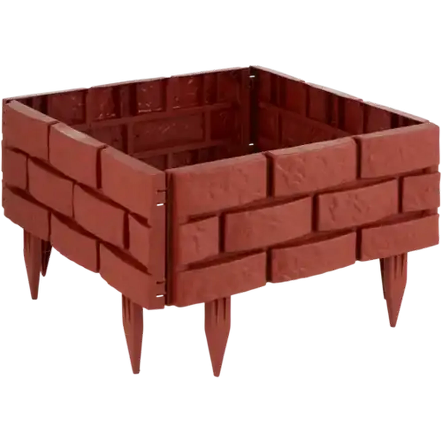 Image of Brick Effect Garden Edging 4-Pack