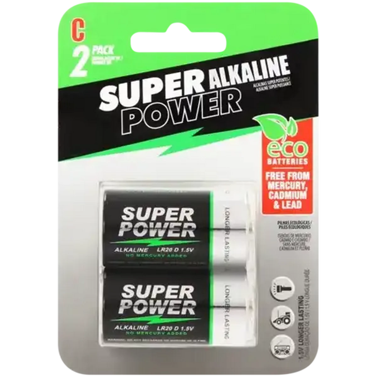 Checkers Sixty60 | Super Power C Alkaline Batteries 2-Pack