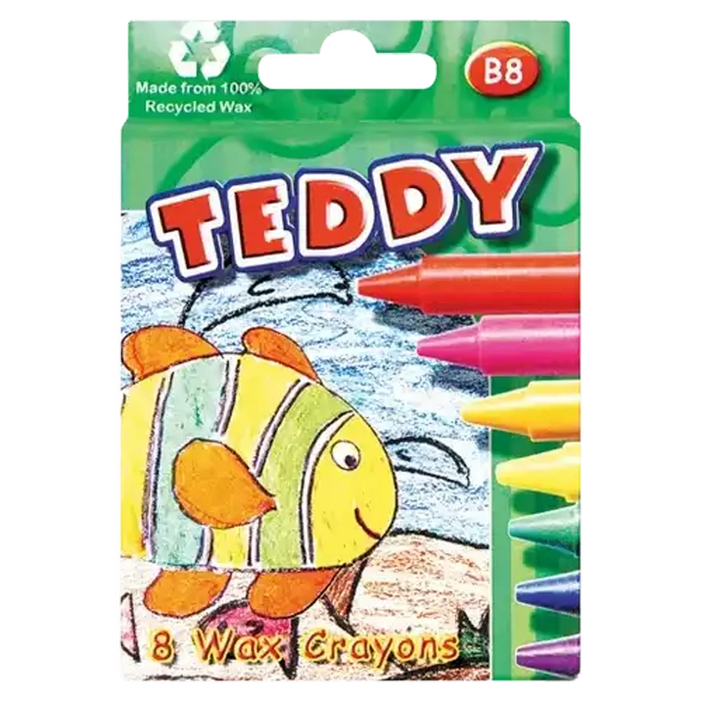 Checkers Sixty60 | Teddy Assorted Wax Crayons 8 Pack