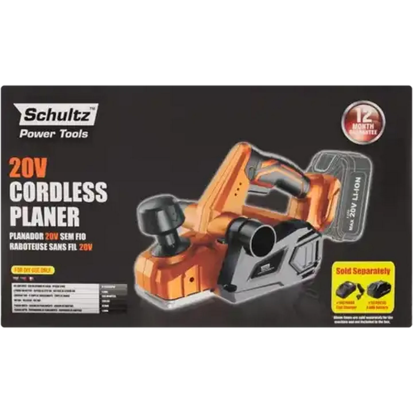 Checkers Sixty60 | Schultz Cordless Planer 20V