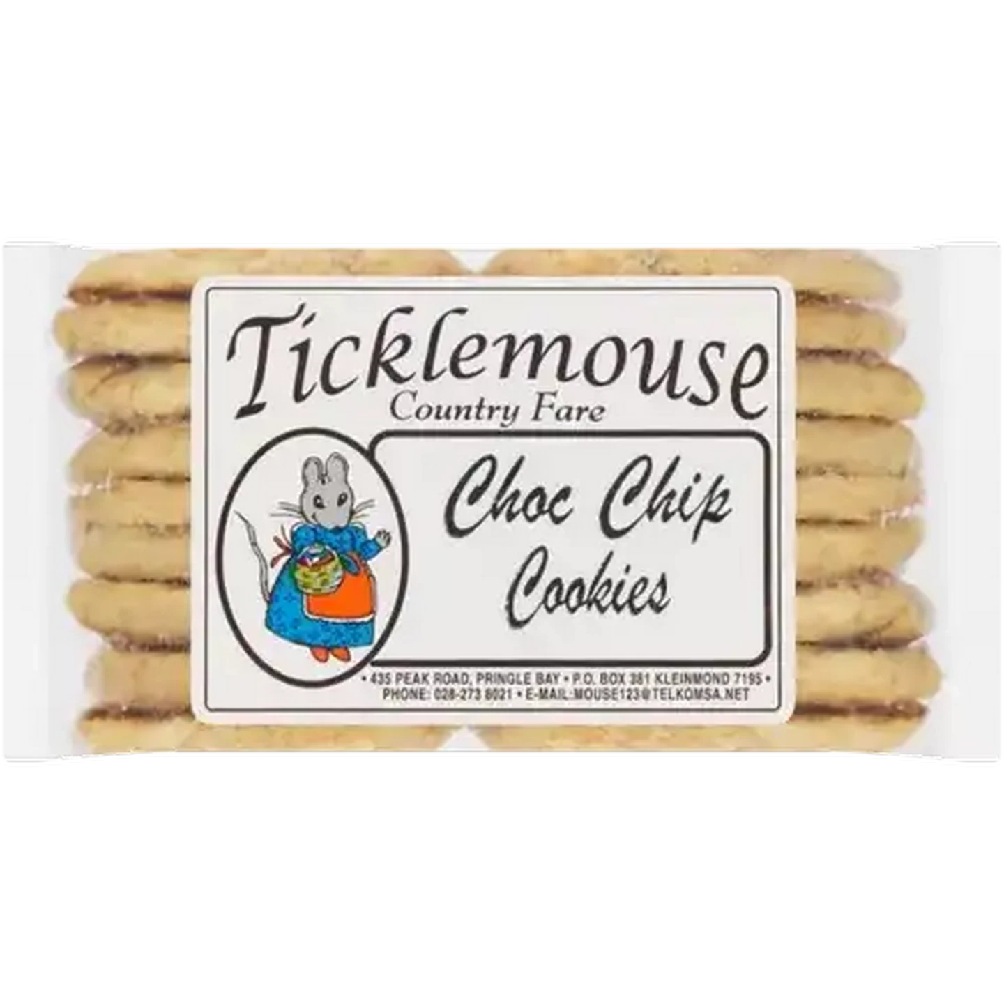 クワッキー出品 Checkers Sixty60 | Ticklemouse Country Fare Choc Chip Cookies 240g