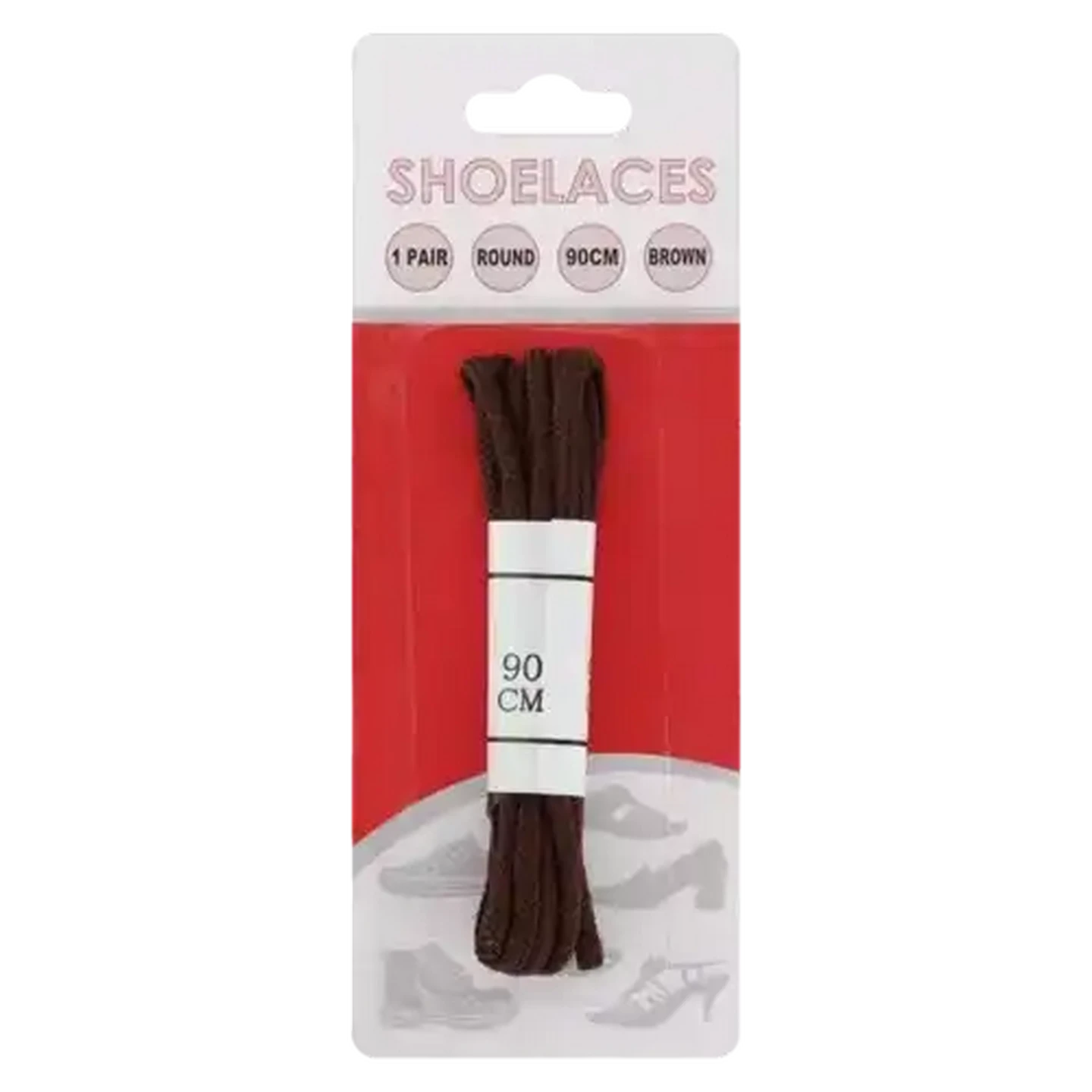 Image of Round Brown Shoelaces 90cm