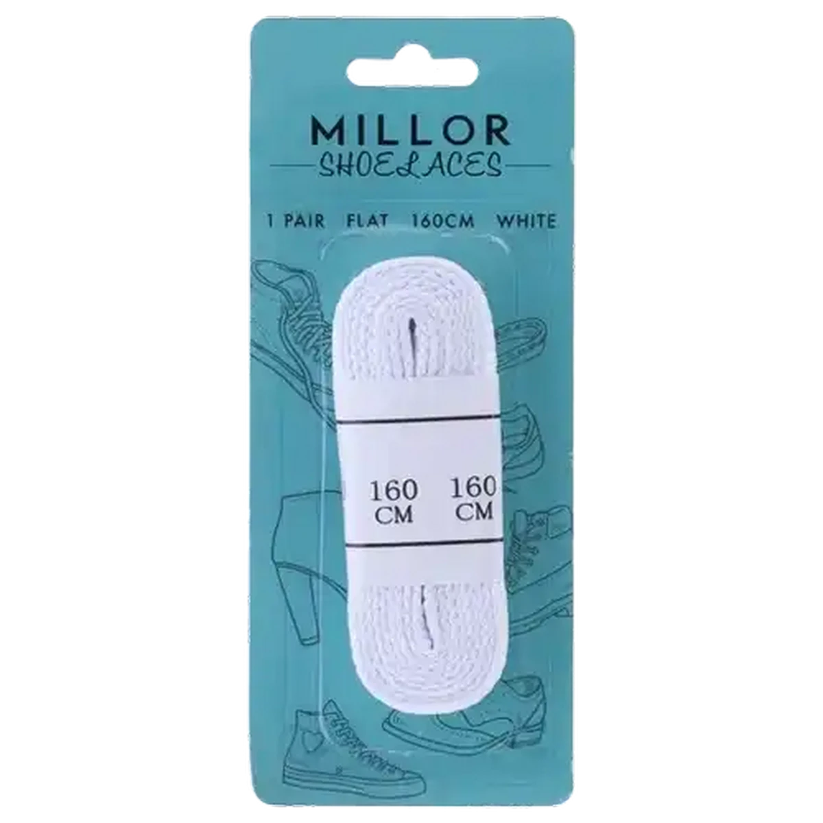 Checkers Sixty60 | Millor Flat White Shoe Laces 160cm