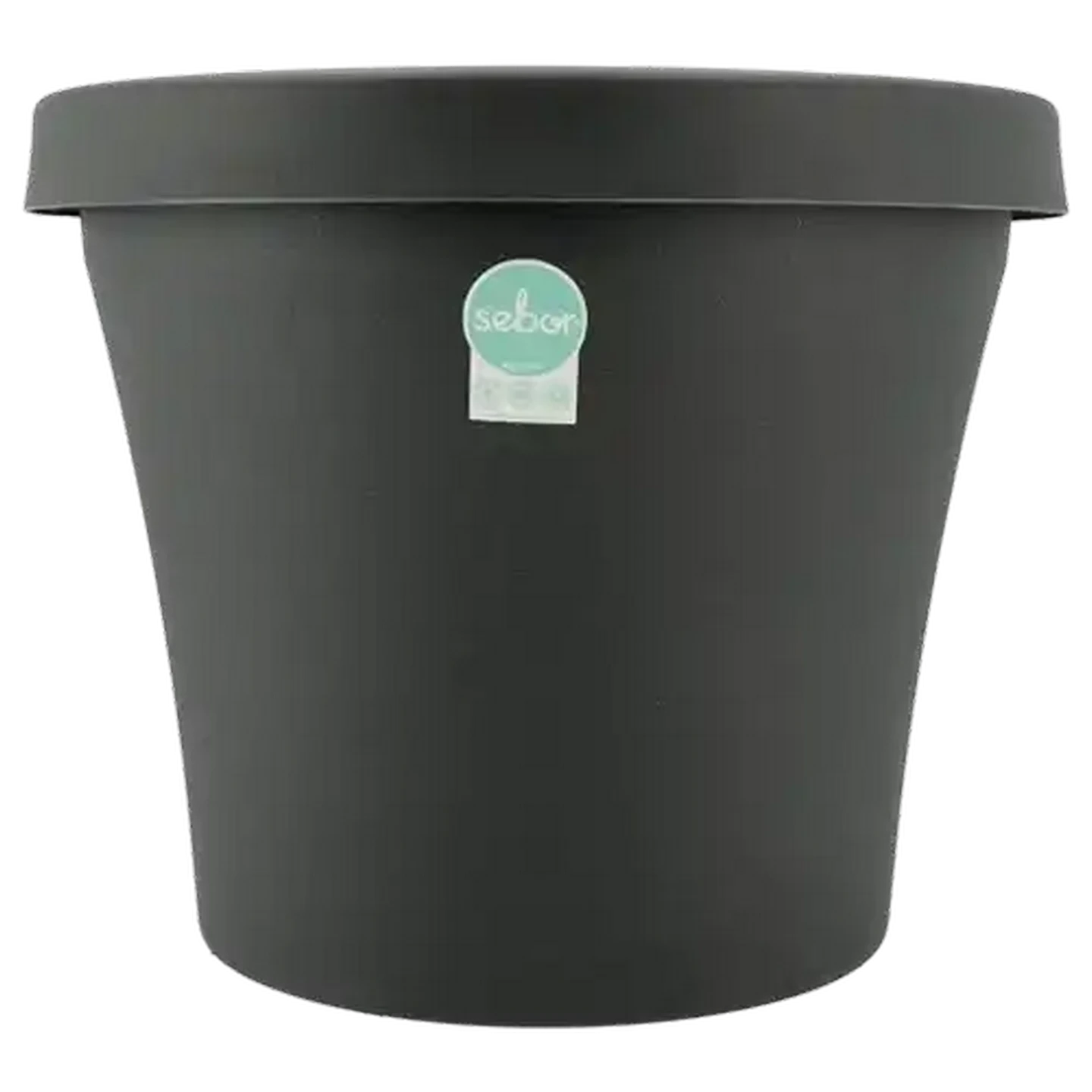 Image of Sebor Super Pot Charcoal Plant Pot 35cm