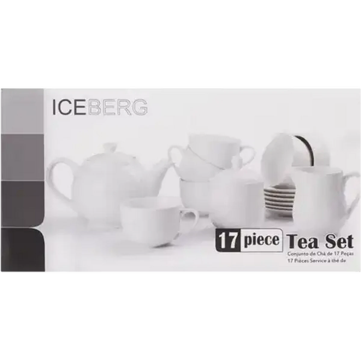 Checkers Sixty60 | Iceberg White Porcelain Tea Set 17 Piece