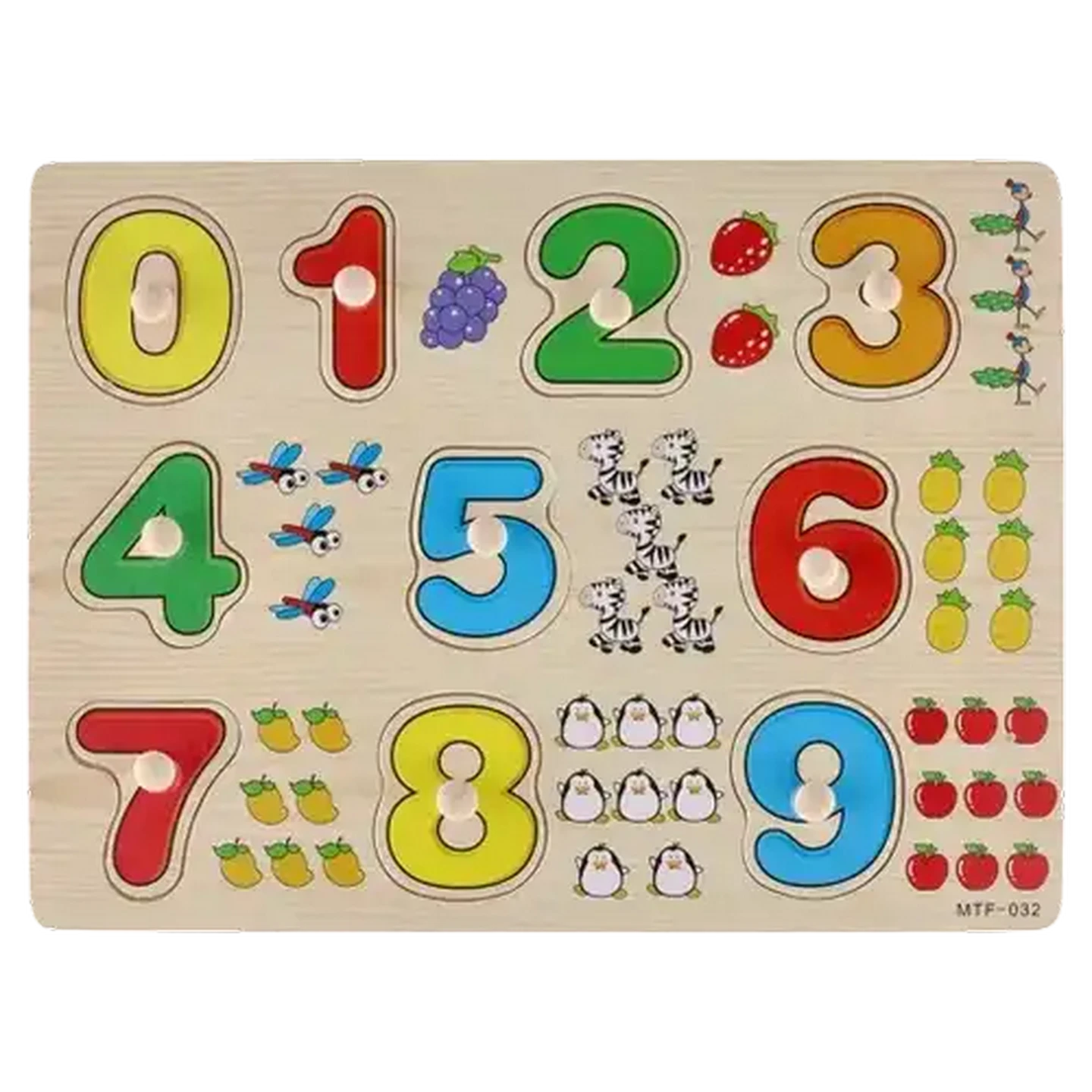 Checkers Sixty60 | Jolly Tots Numeric Wooden Puzzle 18 Months +
