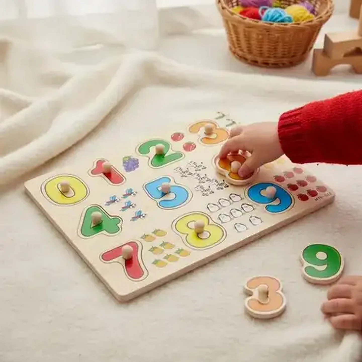 Checkers Sixty60 | Jolly Tots Numeric Wooden Puzzle 18 Months +