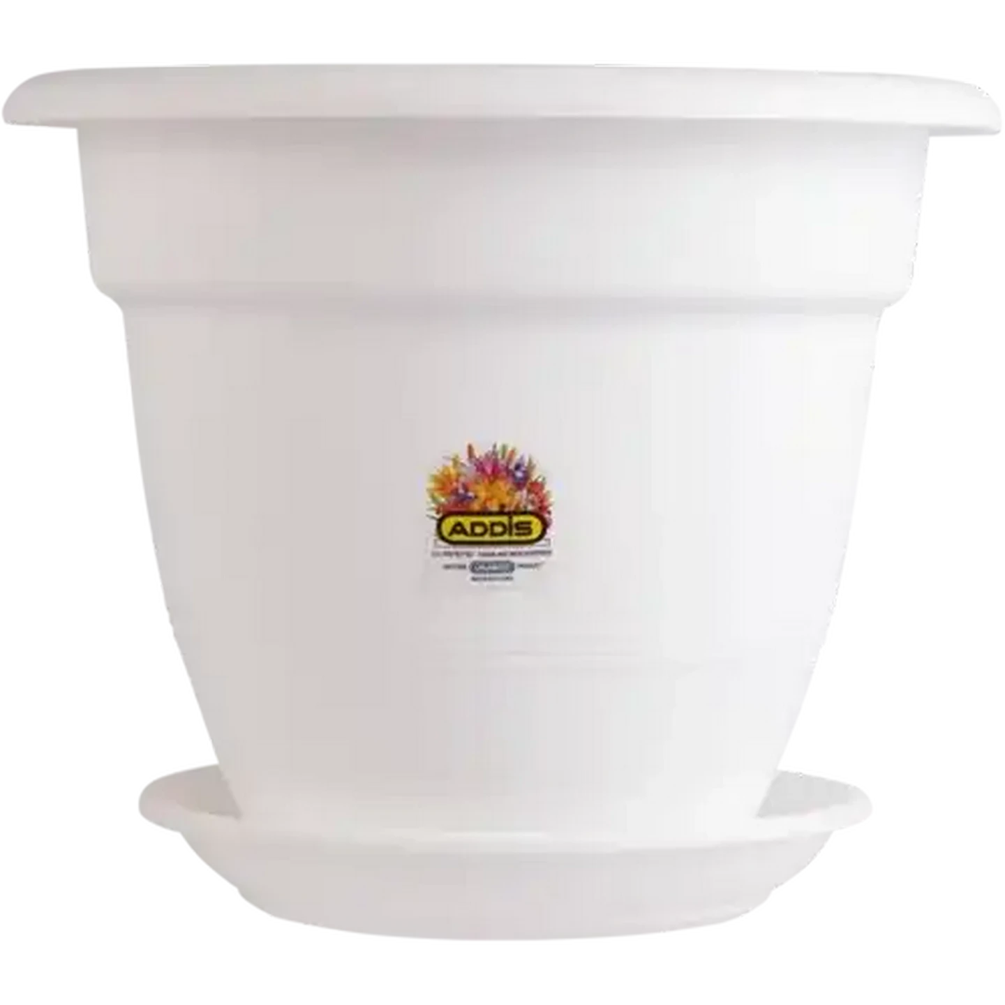 Image of ADDIS Venus Flower White Pot 32cm