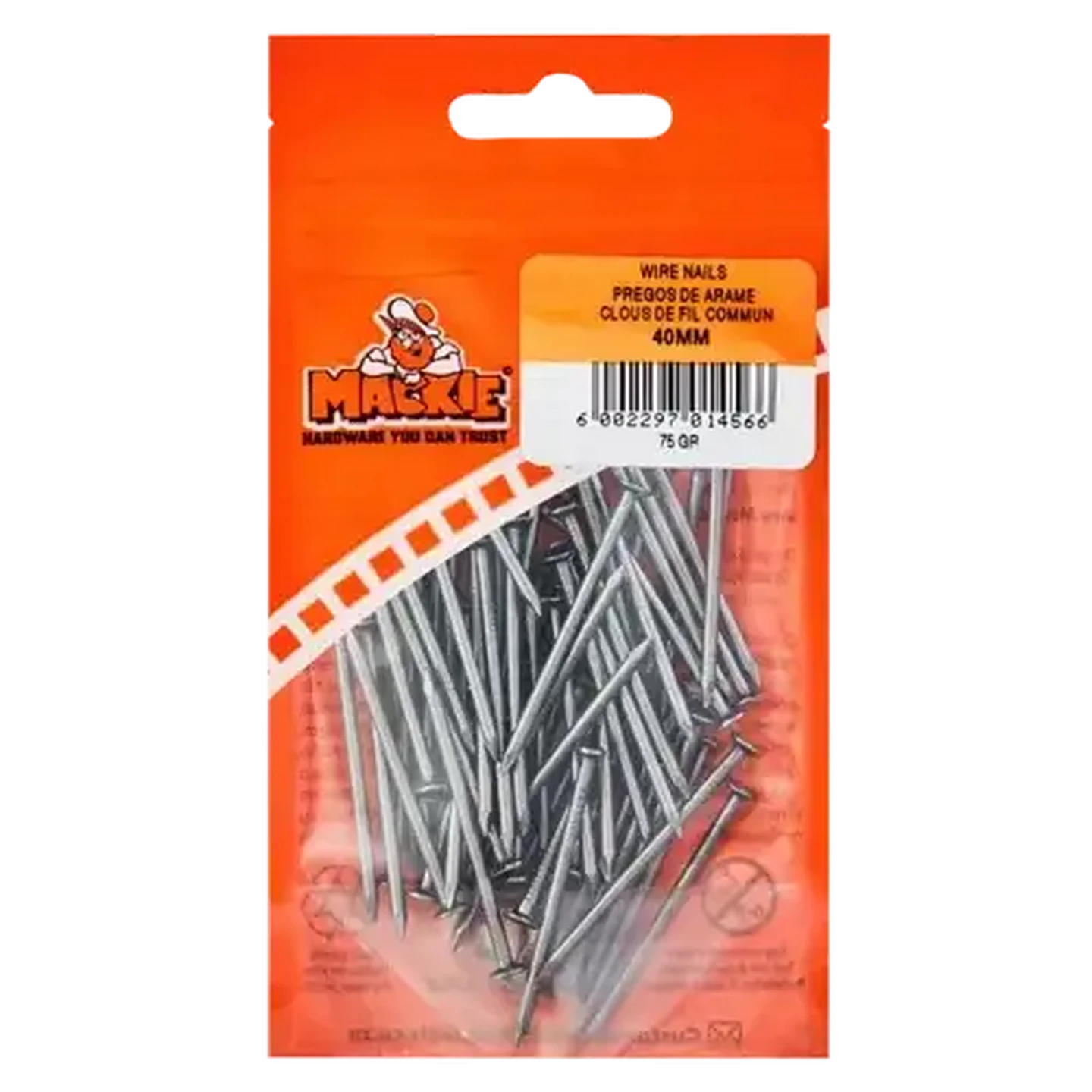 Image of Mackie Wire Nail 40mm 75g