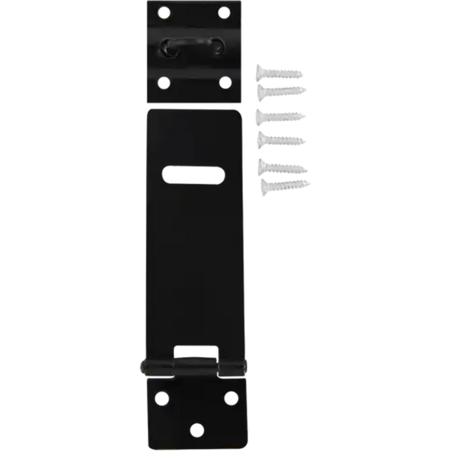 Image of Quality Black Metal Hasp & Staple 89mm