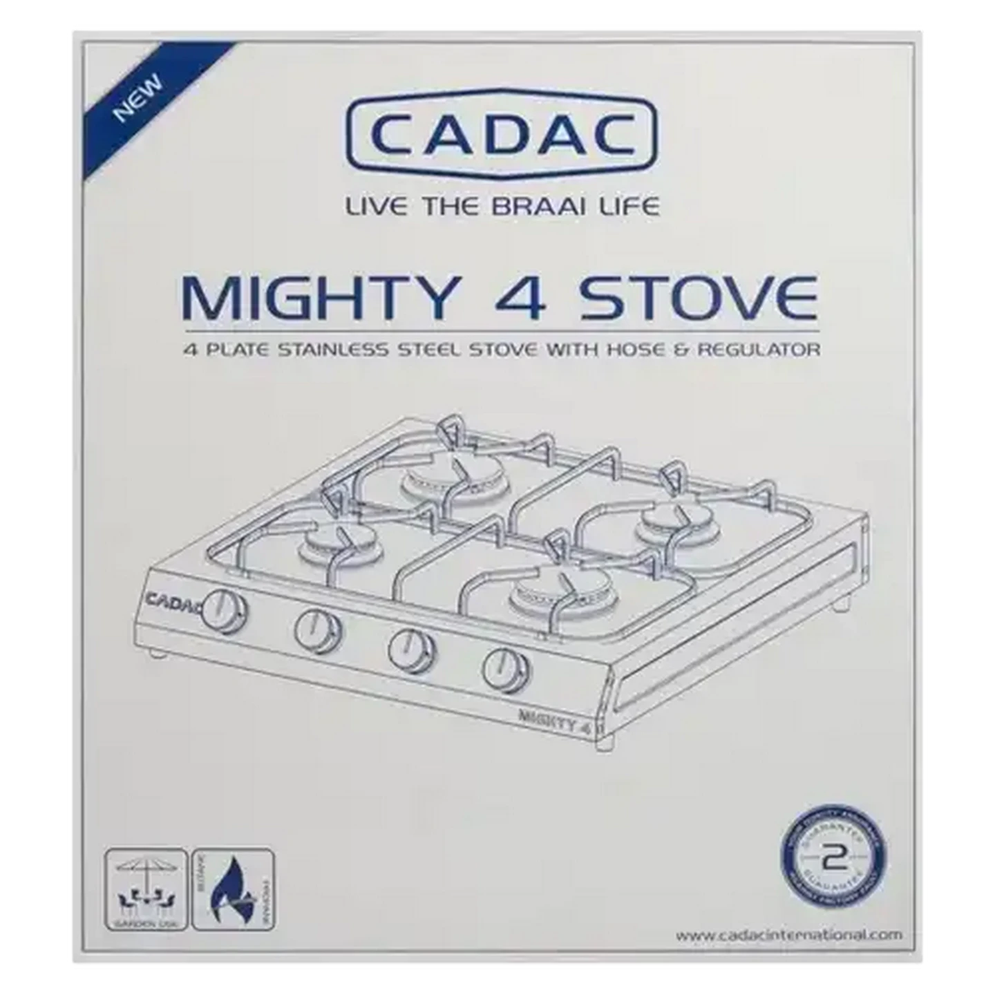 Image of Cadac Mighty 4 Burner Gas Stove