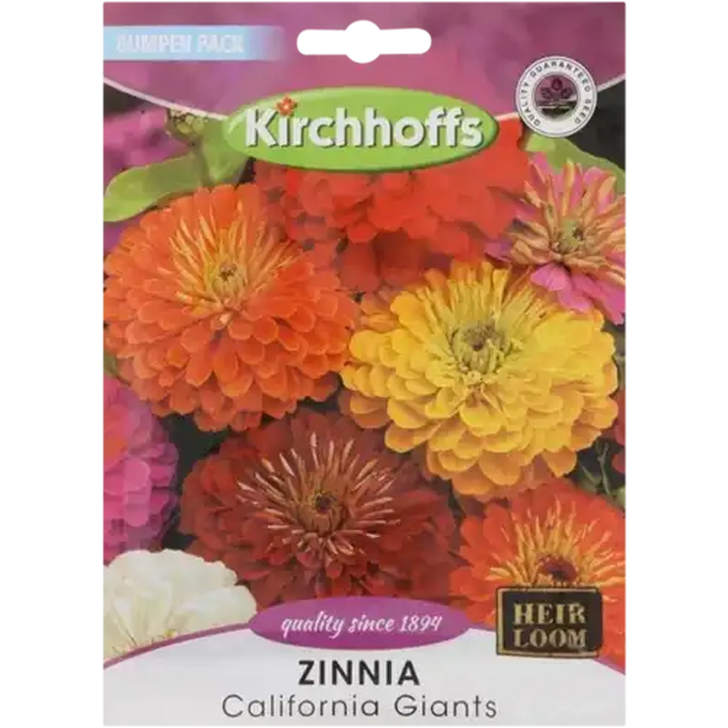 Image of Kirchhoffs Zinnia California Giants Seeds