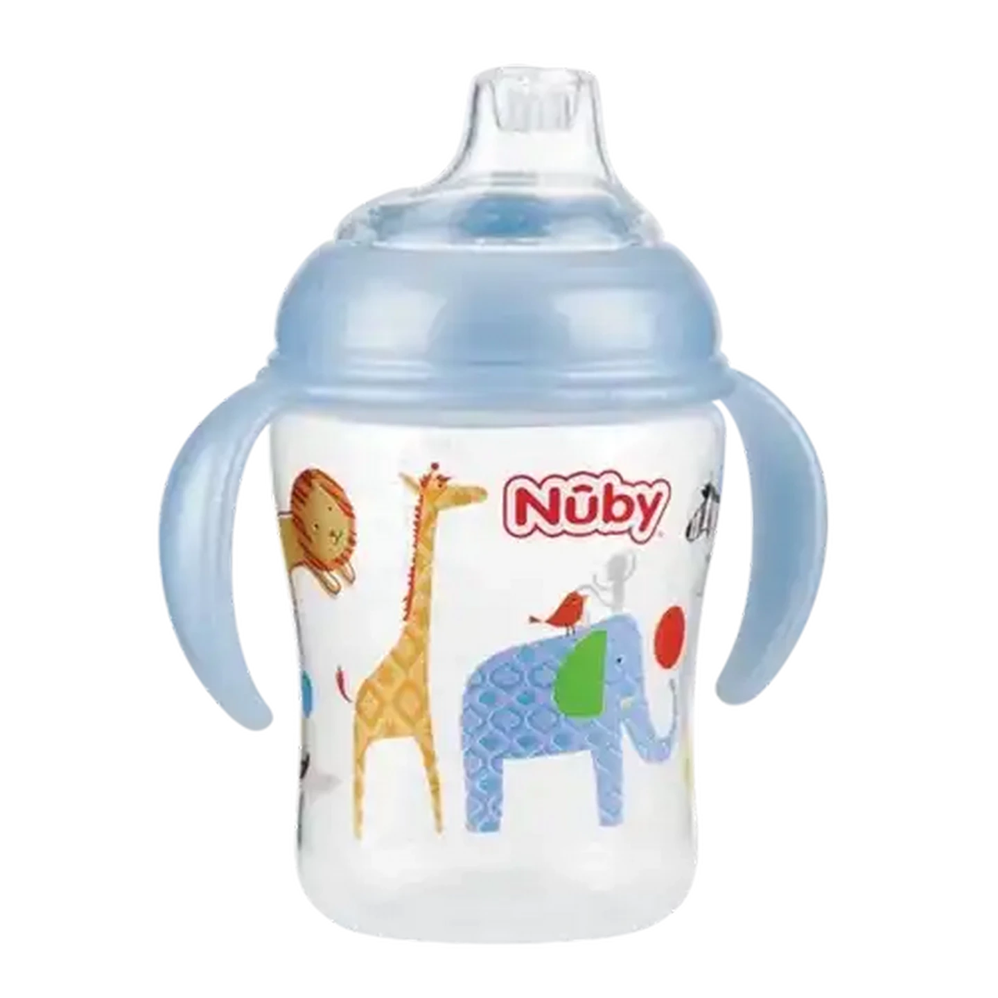 Image of Nûby 270ml Blue Transition Cup 3 Months +