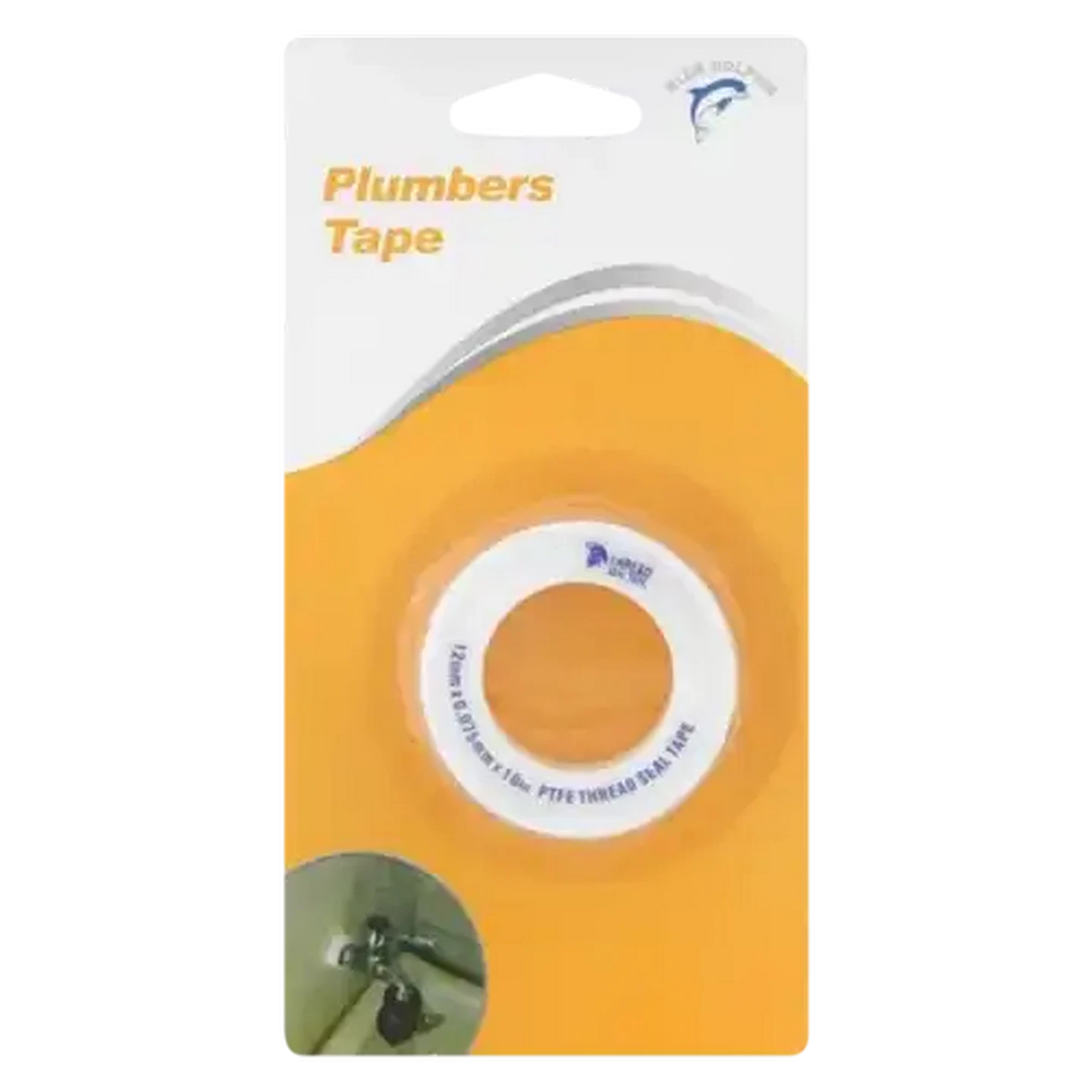 Image of Blue Dolphin White Plumbers Tape 12 x 0.075mm x 10m