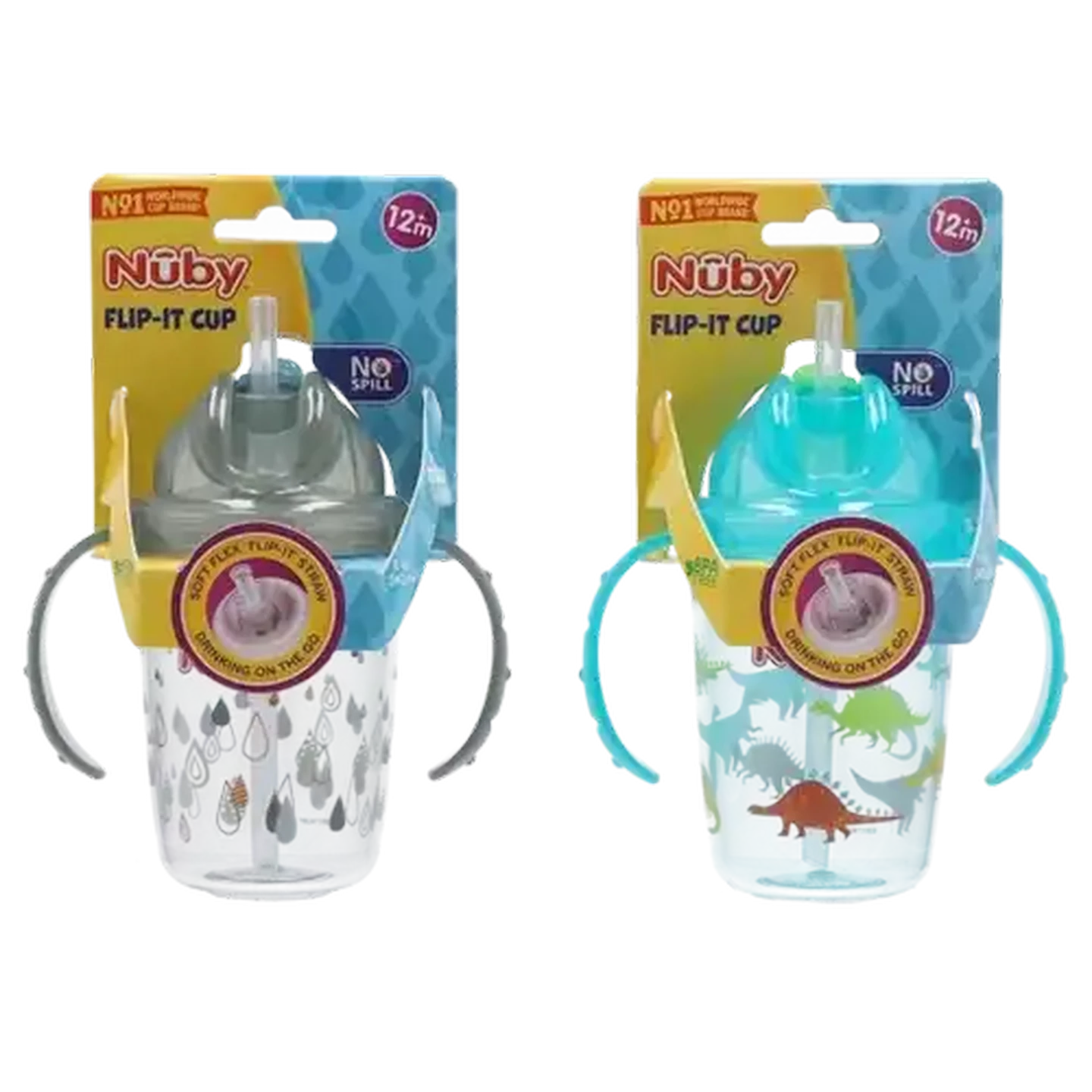Image of Nûby Twin Handle Flip It Cup 6 Months+ (Type May Vary)