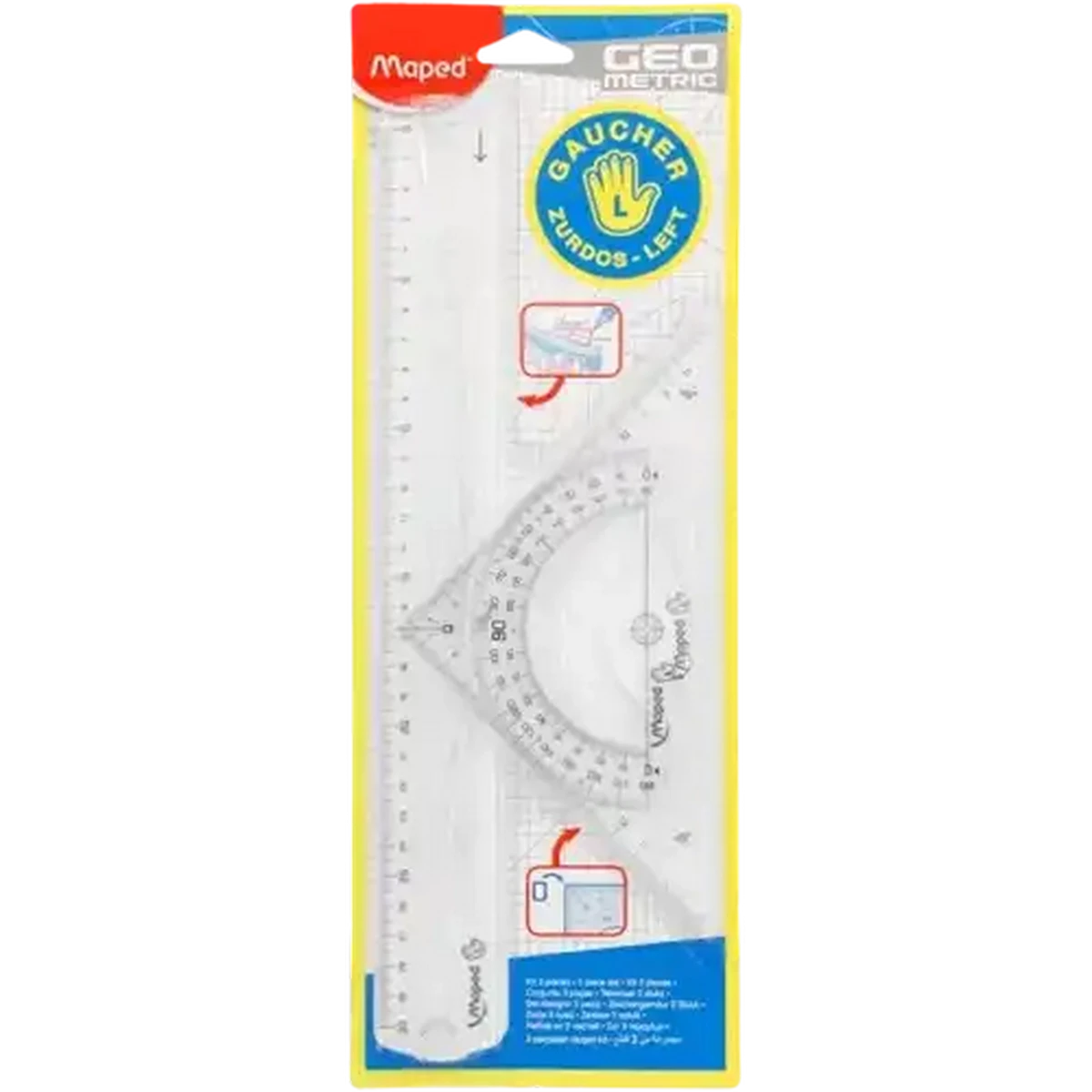 El Croquis 46/48/51/54/55•56/57/58/59 Checkers Sixty60 | Maped Geometric Left Hand Drawing Set 3 Piece
