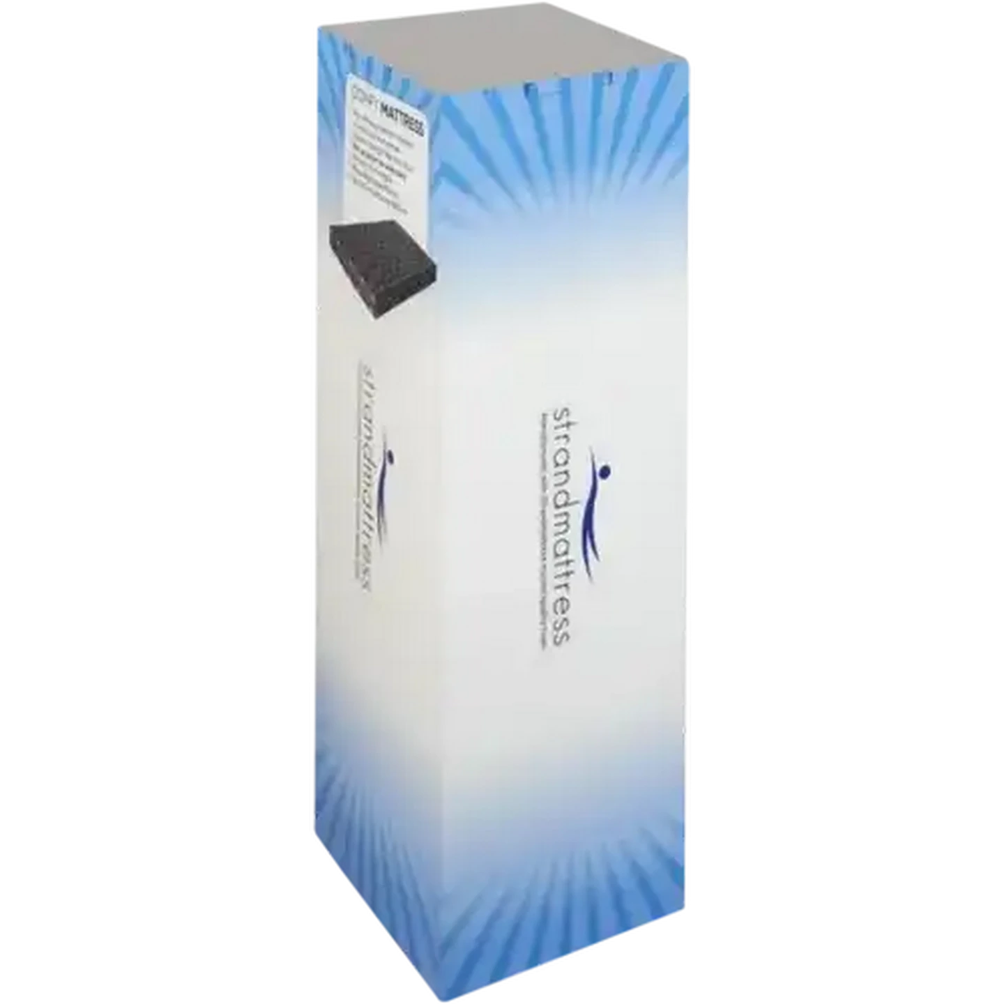 Image of Strandmattress Black & White Comfy Single Bed Foam Mattress