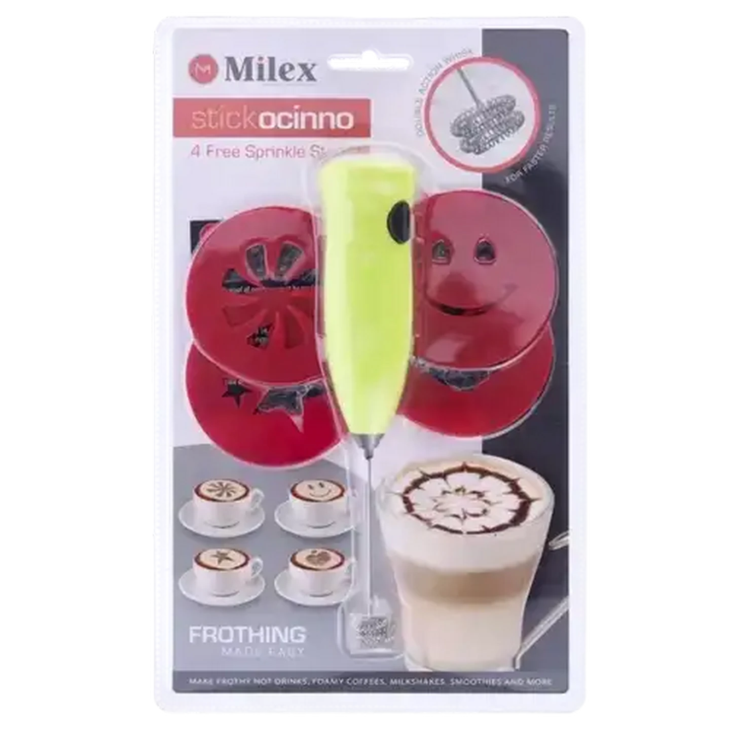 HOJER EKSPORT WILTON 60〜70年代 デンマーク製 Checkers Sixty60 | Milex Frother Stickochinno (Colour May Vary)