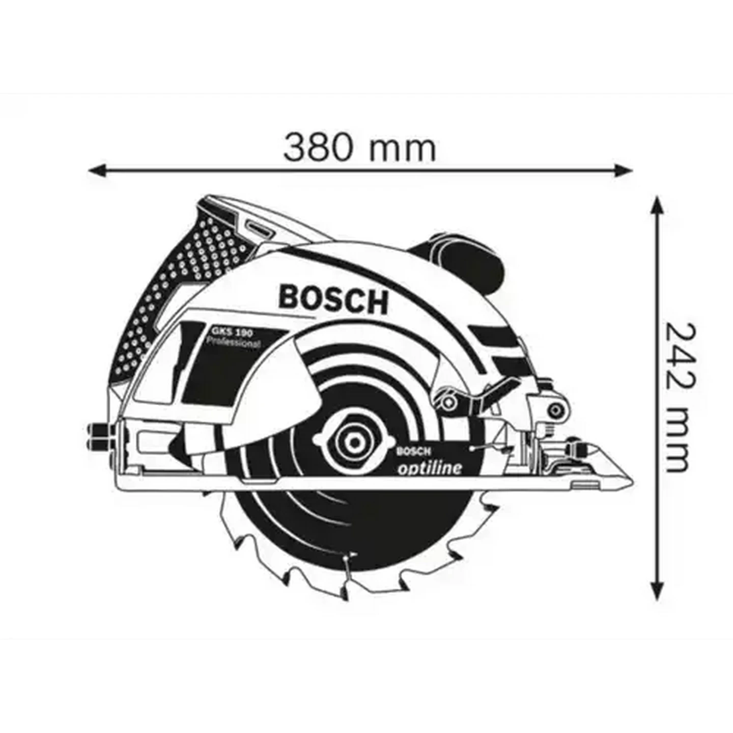 Image of Bosch DIY Circular Saw 1400W