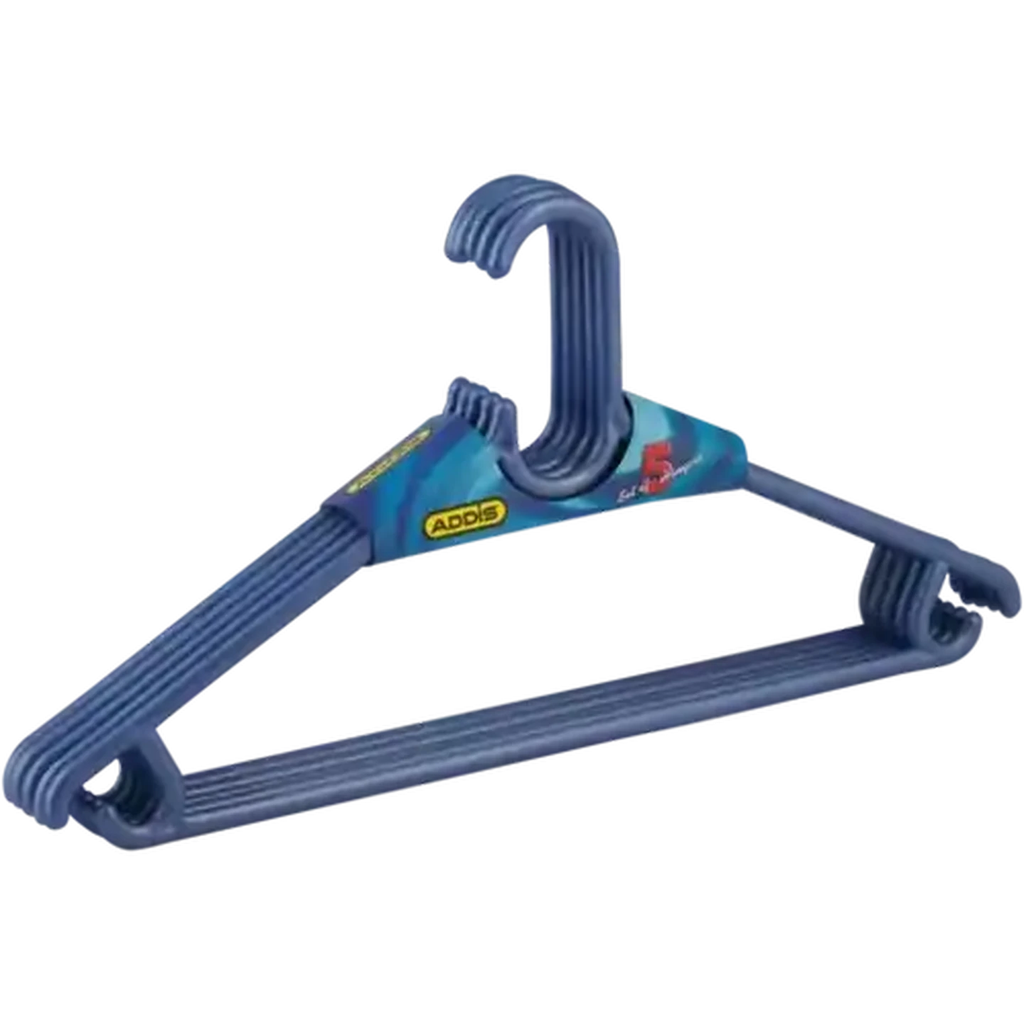 Image of ADDIS Blue Hanger Set 5 Piece