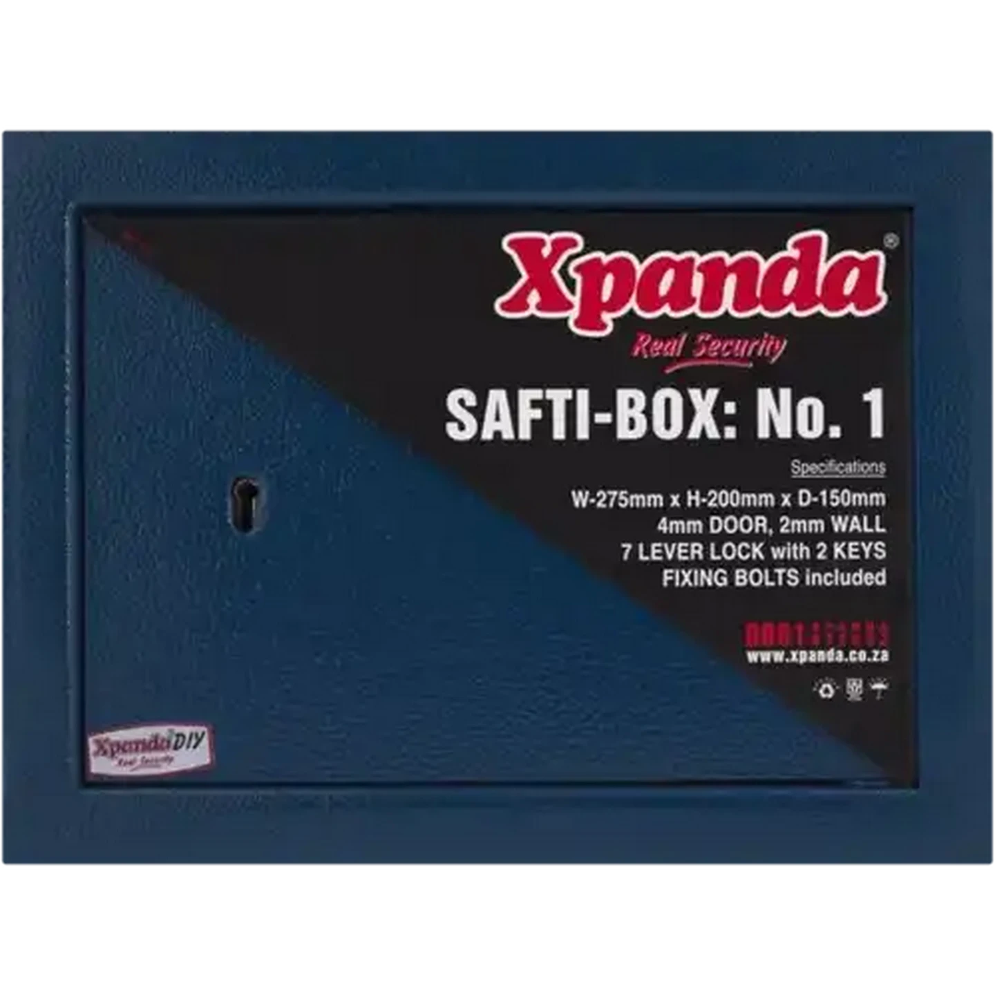 Checkers Sixty60 | Xpanda Blue Hammertone Safti-Box Size No.1