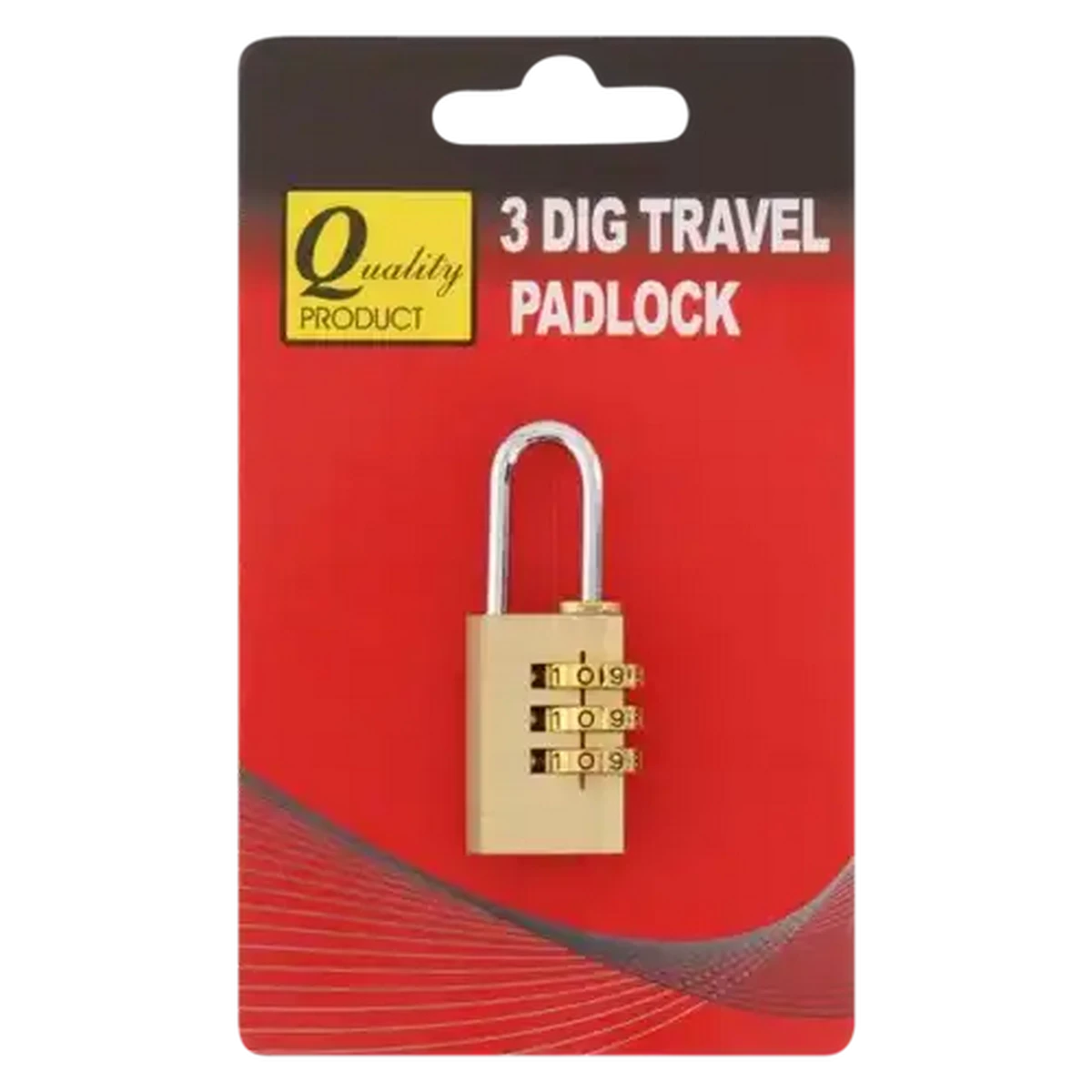 Checkers Sixty60 | Quality Brass Travel 3 Dials Padlock