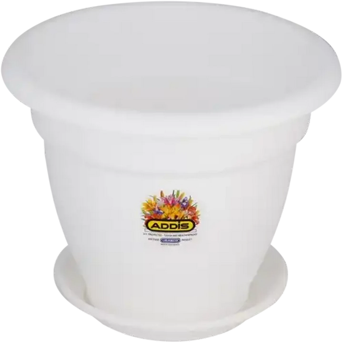 Image of ADDIS Venus Flower White Pot 36cm
