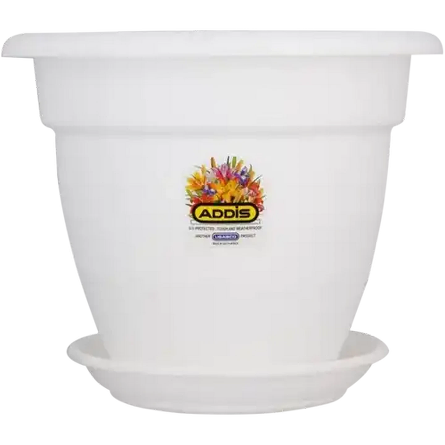 Image of ADDIS Venus Flower White Pot 36cm