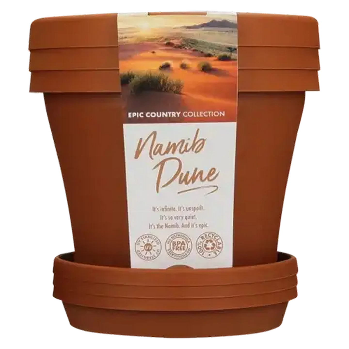 Image of Sebor Namib Dune 15cm Plant Pot Set 3 Piece