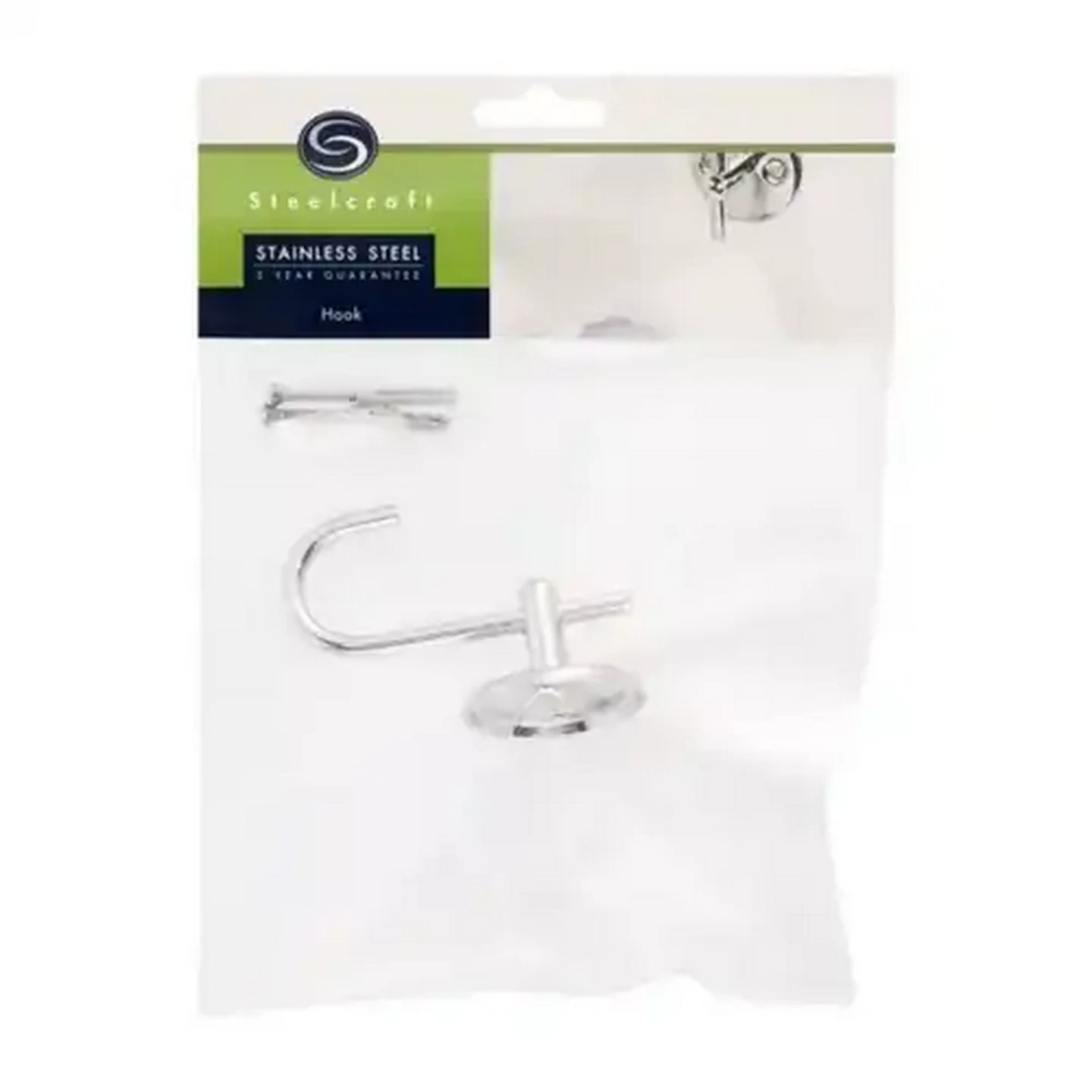 Image of Steelcraft Classic Stainless Steel Towel Hook 3 Piece
