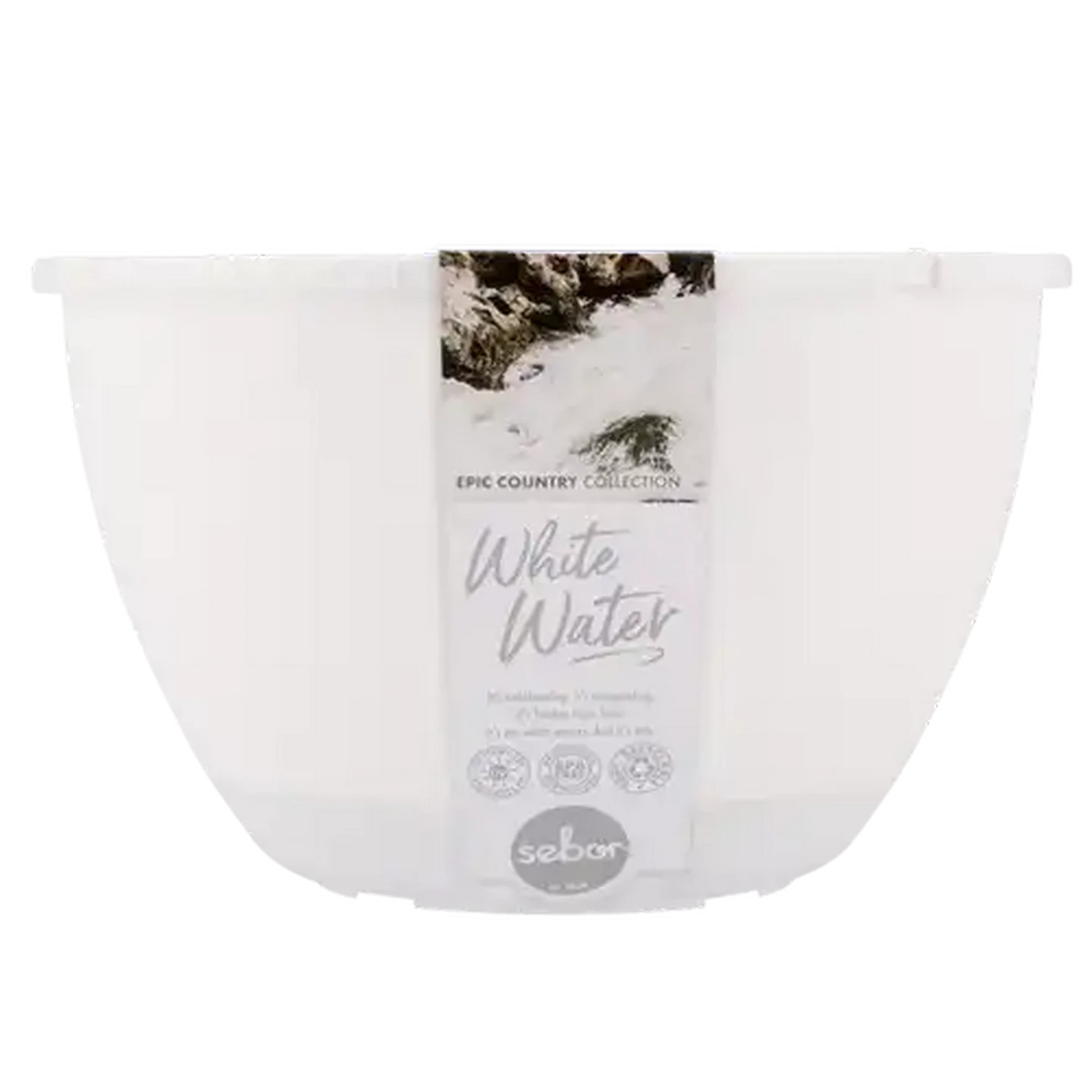 Image of Sebor Hang White Water Pot Planter 25cm