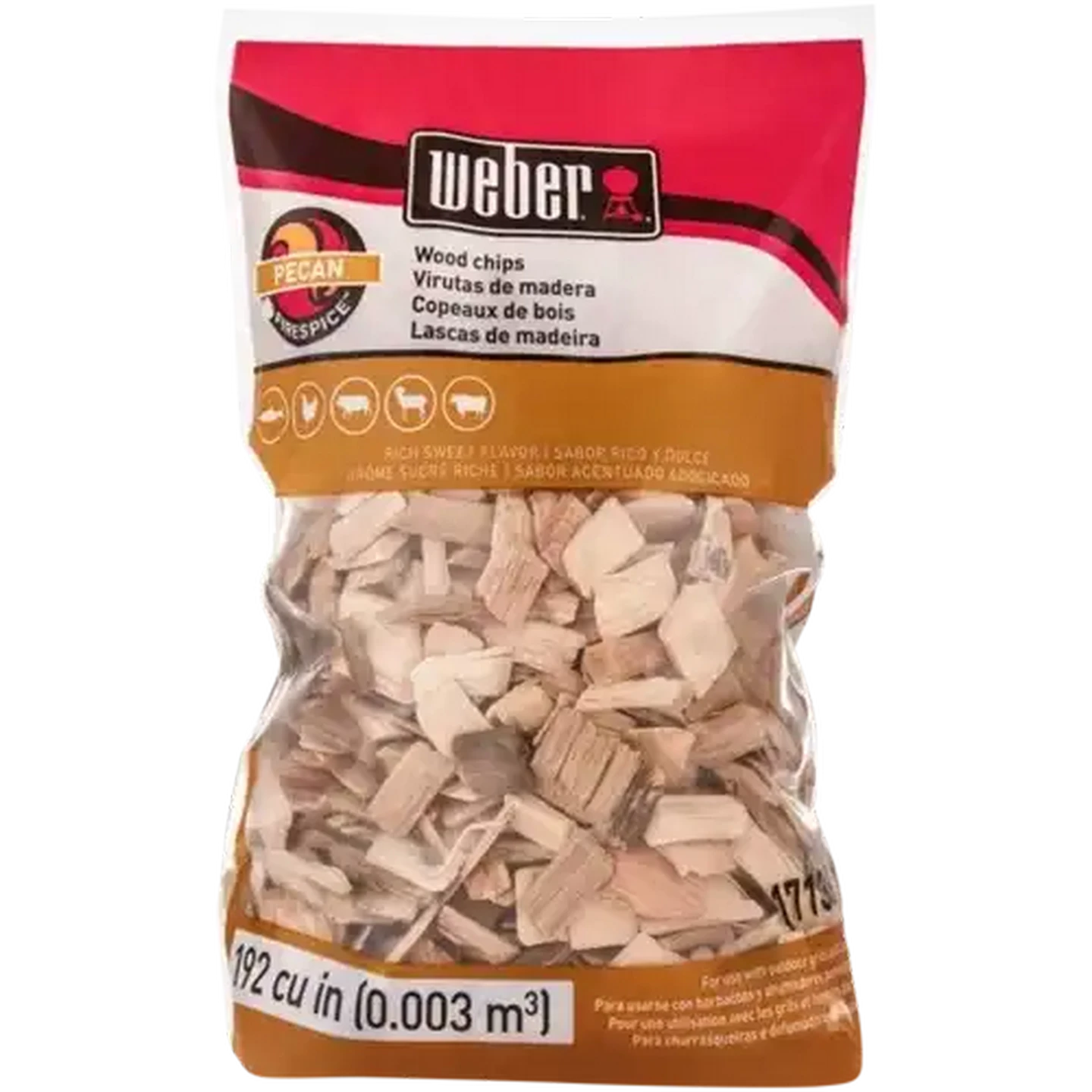 Image of Weber Pecan Wood Chunks 1.8kg