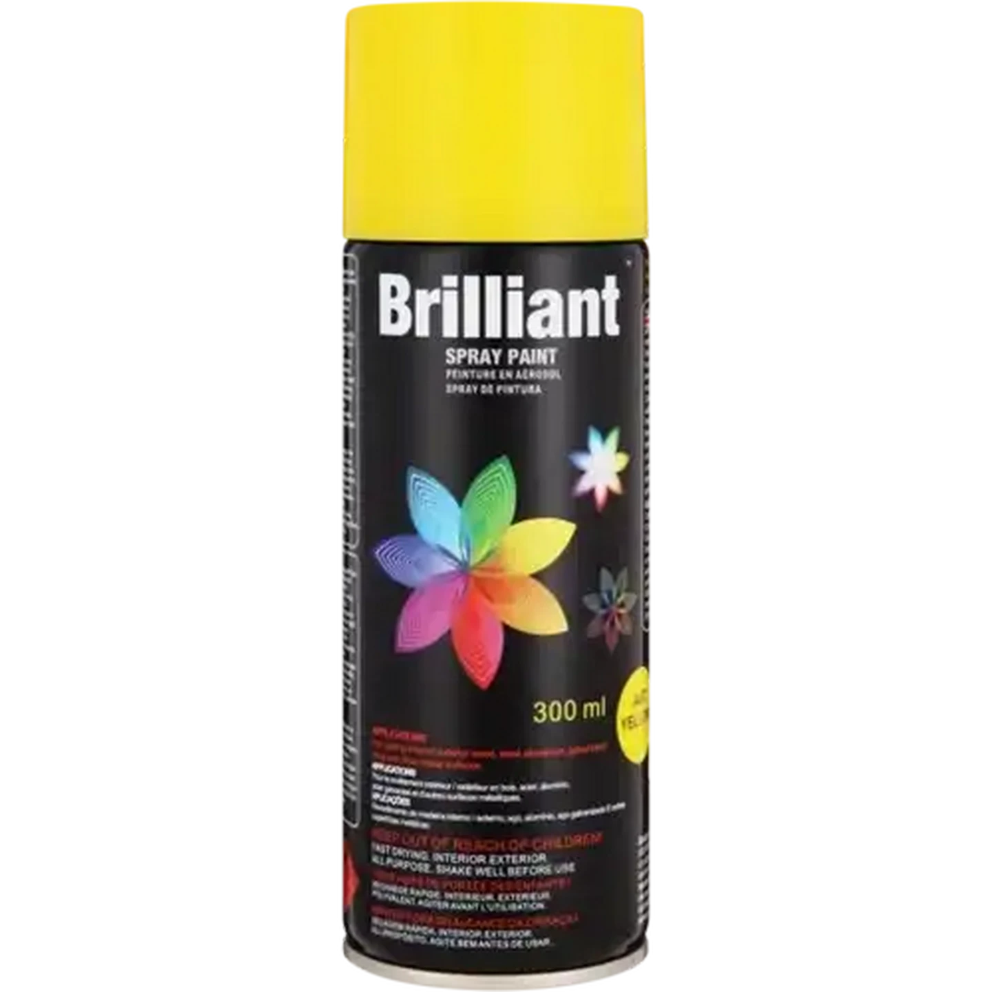 Image of Brilliant Yellow Spray Paint Can 300ml