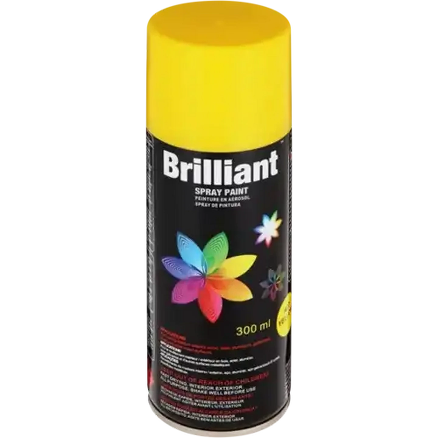Image of Brilliant Yellow Spray Paint Can 300ml