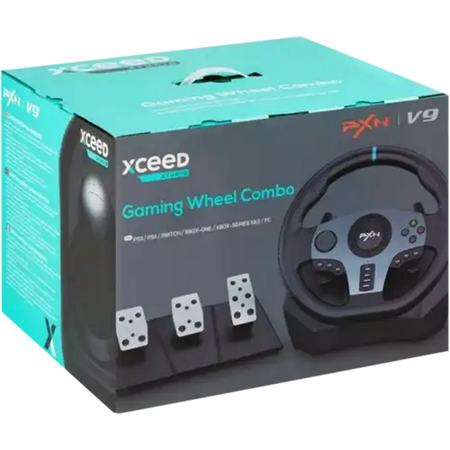 Image of Xceed Studio V9 Gaming Wheel Combo 3-Piece