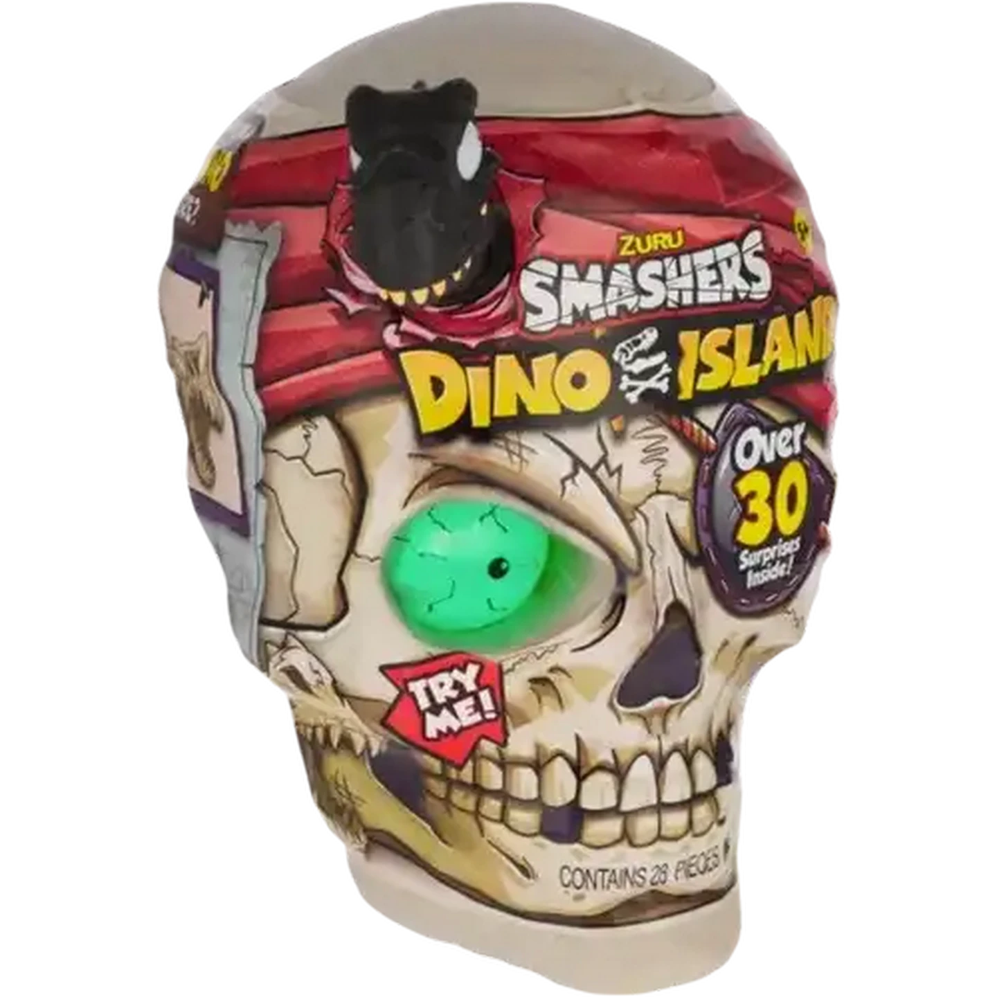 Image of Smashers Dino Island Giant Skull 28 Piece