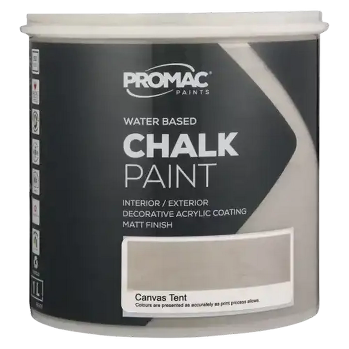 Image of Promac Paints Chalk Walls Canvas Tent Paint 1L