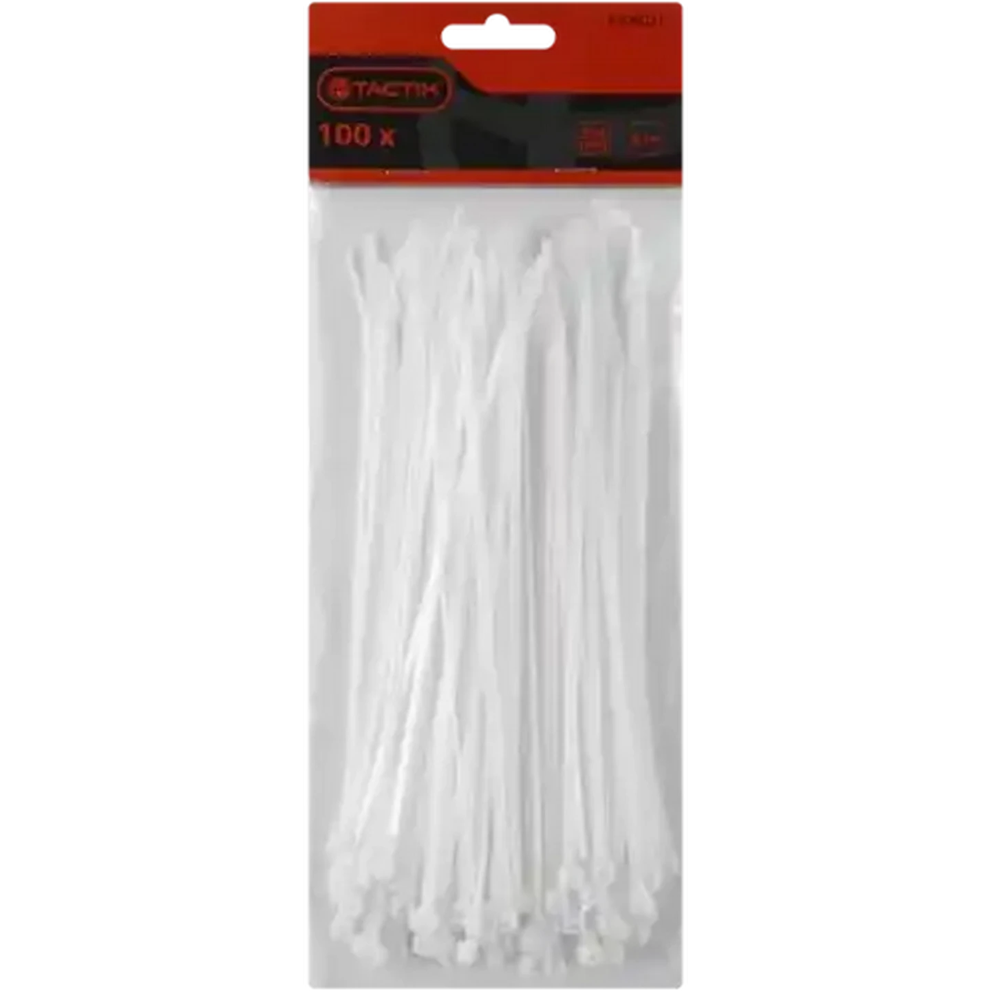 Image of Tactix White Cable Ties 100 x 200mm